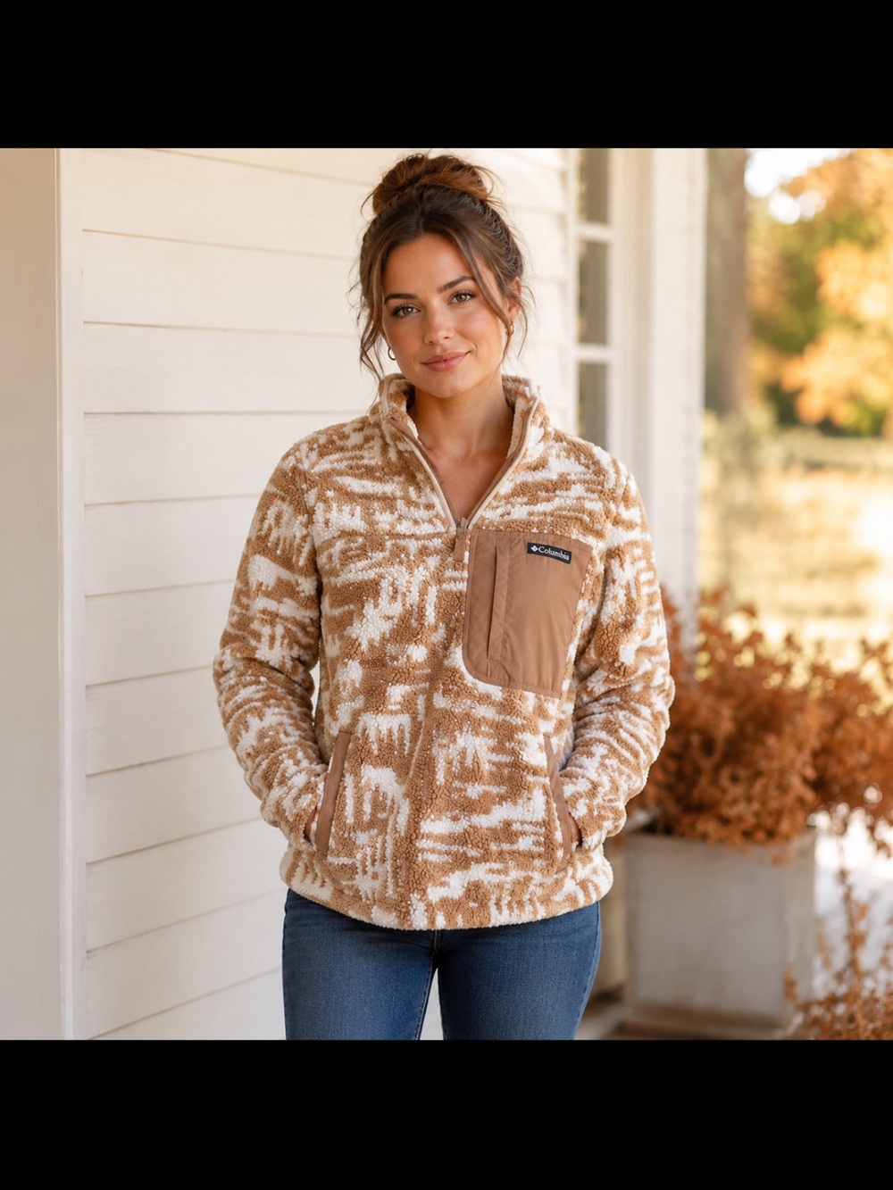 Columbia West Bend Women’s Quarter Zip II Fleece Quarter-Zip Jacket Size M
